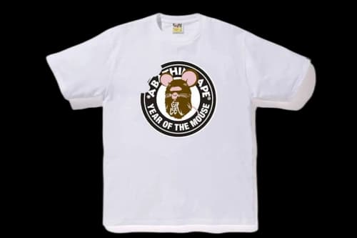 BAPE Year of The Mouse Tee White