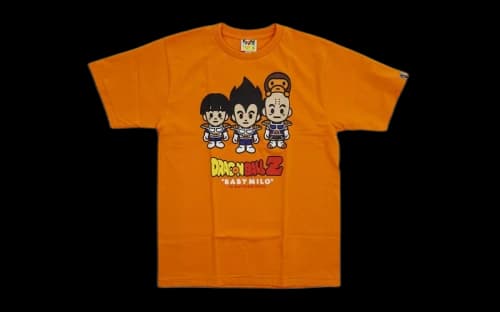 BAPE Dragon Ball Z Trio Milo Tee Orange