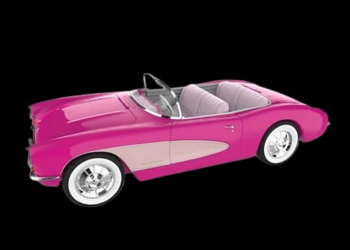 Barbie The Movie Collectible Pink Corvetter Convertible Popcorn Container