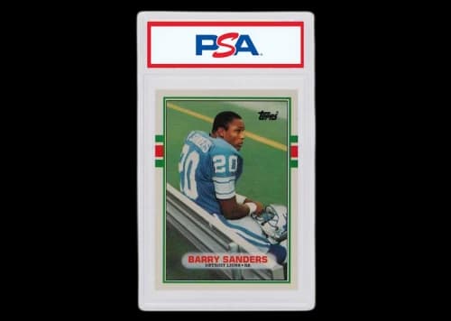 Barry Sanders 1989 Topps Traded Rookie #83T (PSA or BGS Graded)