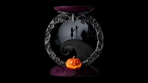 Bath & Body Works Spiral Hill Light-Up Pedestal 3-Wick Candle Holder
