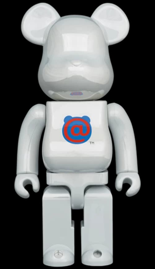 Bearbrick 20th Anniv. 1st Model 400% White Chrome