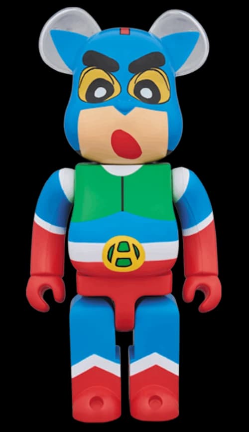Bearbrick Action Masked Shin-chan 400% Blue
