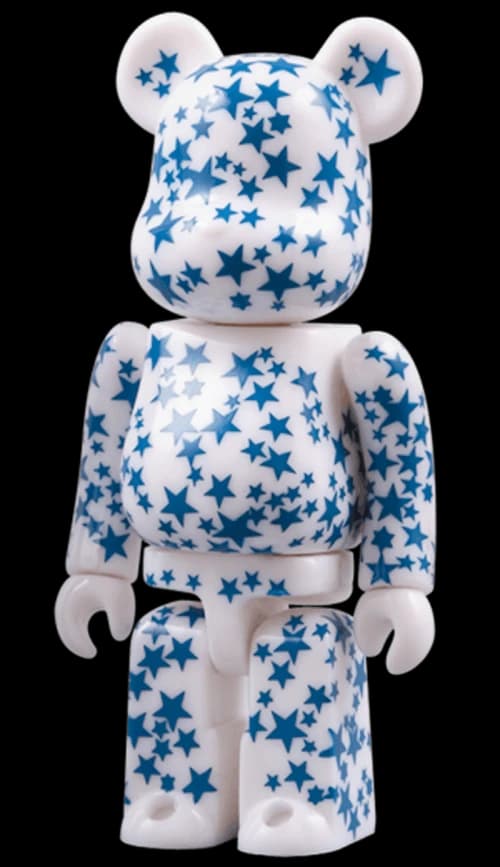 Bearbrick Alex Girard Stars 100% & 400% Set White