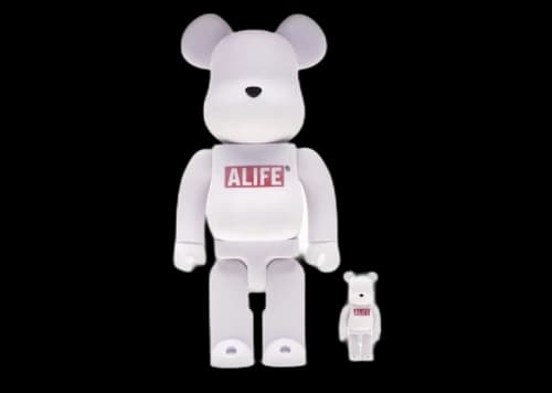 Bearbrick Alife 100% & 400% Set White