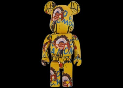 Bearbrick Andy Warhol x Jean-Michel Basquiat #3 1000%