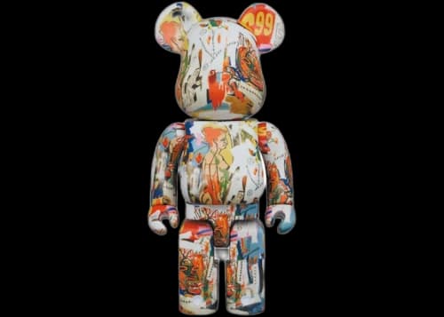 Bearbrick Andy Warhol x JEAN-MICHEL BASQUIAT #4 1000%