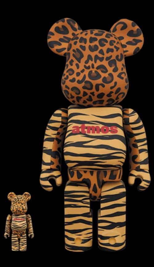 Bearbrick Atmos Animal 100% & 400% Set Orange