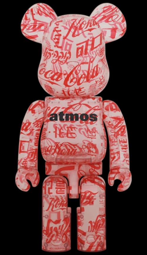 Bearbrick atmos x Coco-Cola Clear Body 1000%