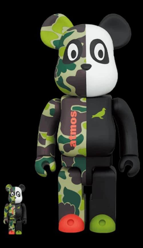 Bearbrick atmos x STAPLE #3 100% & 400% Set
