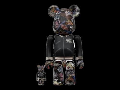 Bearbrick Avirex 50th Varsity 100% & 400% Set
