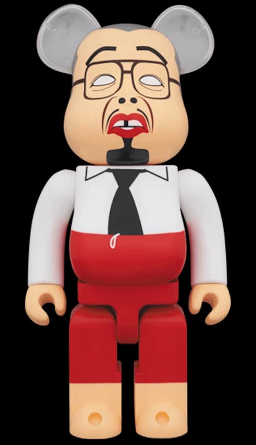 Bearbrick Balance Uncle 400% White/Red