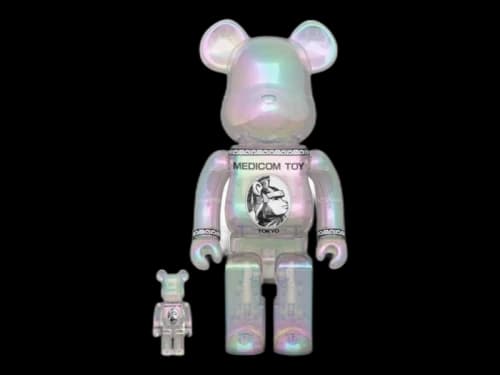 Bearbrick Centurion 100% & 400% Set Clear Chrome