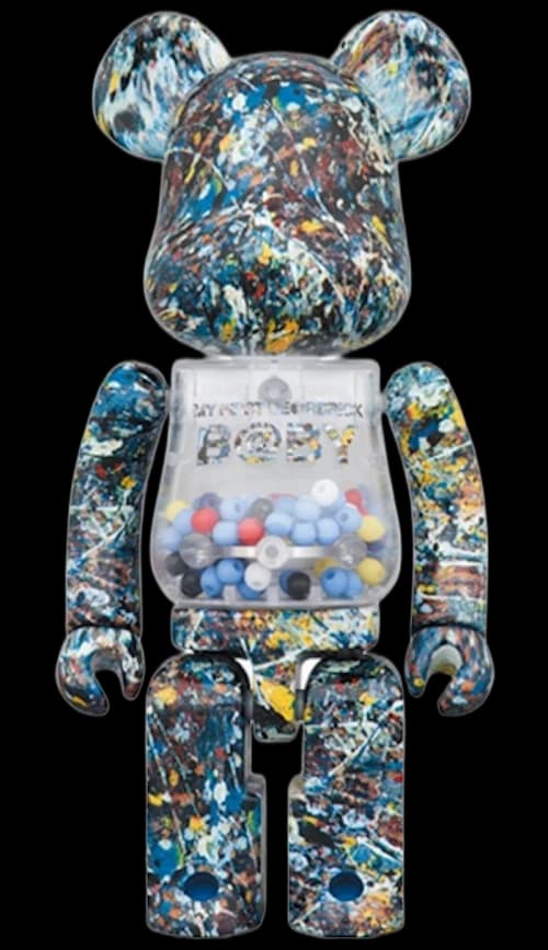 Bearbrick Chogokin My First Bearbrick Jackson Pollock Studio Ver. 200%