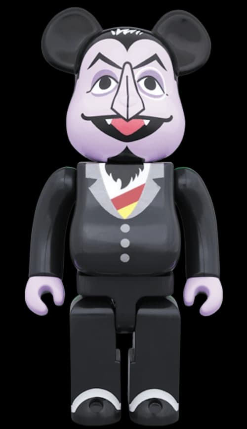 Bearbrick Count Von Count 400% Black