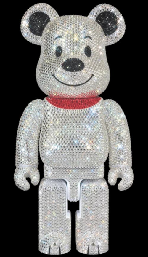 Bearbrick Crystal Decorate Snoopy 400% Crystal
