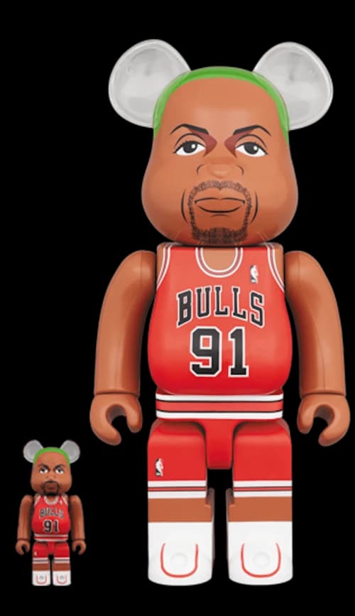 Bearbrick Dennis Rodman (Chicago Bulls) 100% & 400% Set