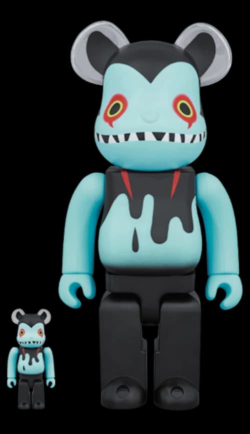 Bearbrick Devil Byron 100% & 400% Set Black