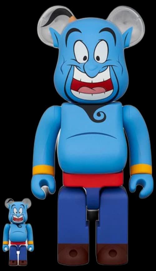 Bearbrick Disney Aladdin Genie 100% & 400% Set