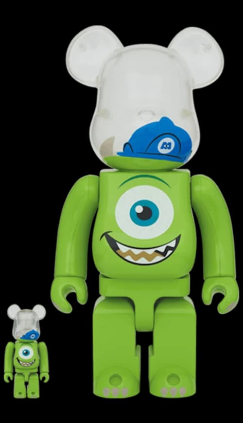 Bearbrick Disney Pixar Monsters, Inc. Mike 100% & 400% Set