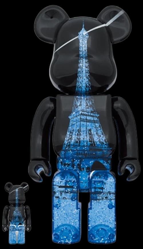 Bearbrick Eiffel Tower Sparkling 100% & 400% Set