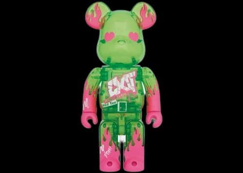 Bearbrick Exit 400% Green