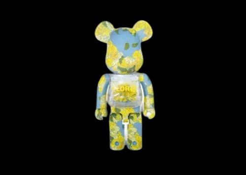 Bearbrick Flora Golden Shower Flowers 400%
