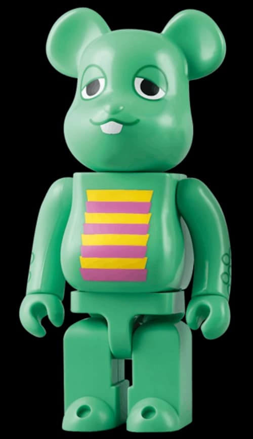 Bearbrick Gachapin & Mook (2 Pack) 400% Multi