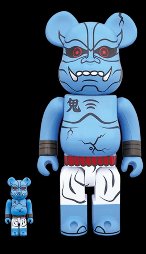 Bearbrick Green Ghost 100% & 400% Set Blue