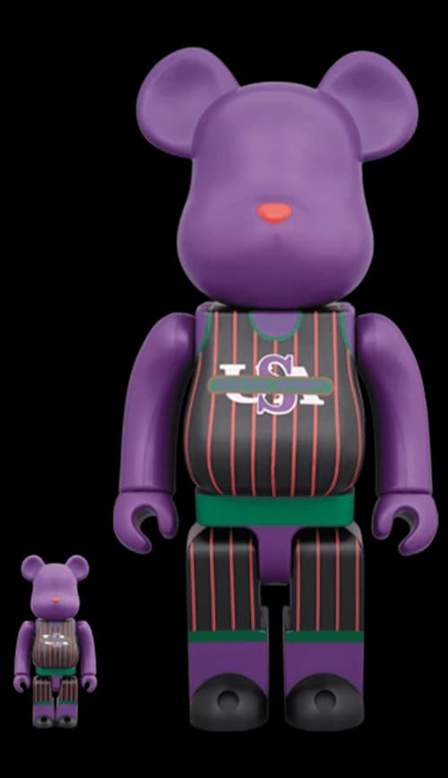 Bearbrick Guess Sport Jersey 100% & 400% Purple