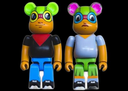 Bearbrick Hebru Brantley Lil Mama & Flyboy NYCC 100% Set Multicolor