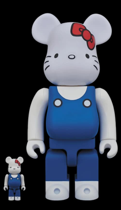 Bearbrick Hello Kitty Generation 70's 100% & 400% Set White