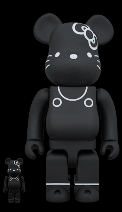 Bearbrick Hello Kitty Generation 80's 100% & 400% Set Black