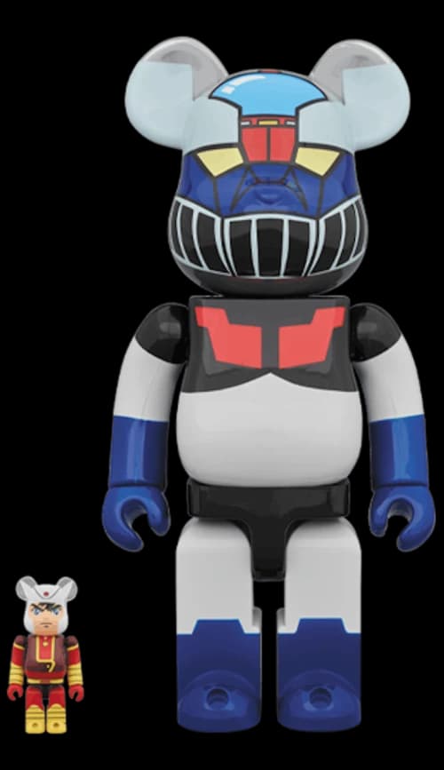 Bearbrick Helmet Kouji & Mazinger Z 100% & 400% Set