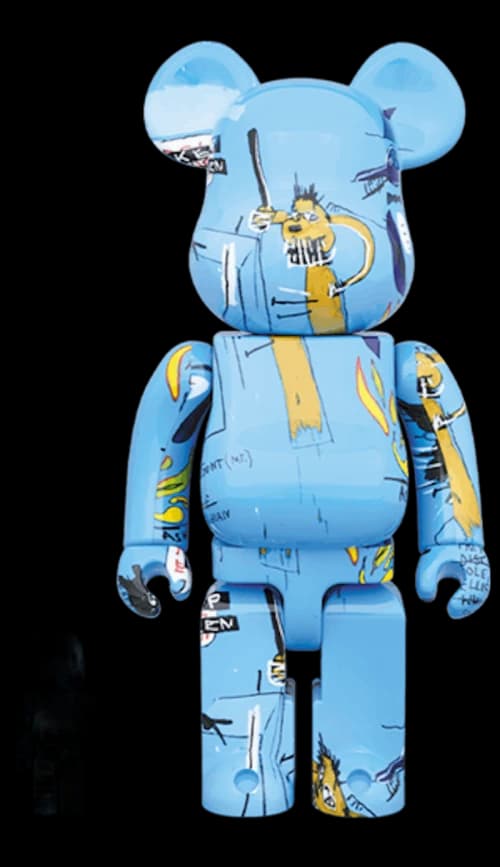Bearbrick Jean-Michel Basquiat #4 100% & 400% Set Blue