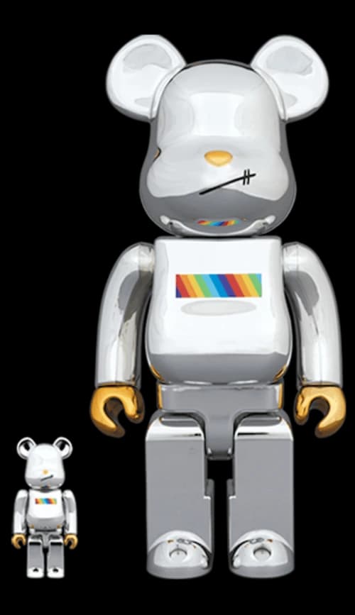 Bearbrick JSB 100% & 400% Set Chrome