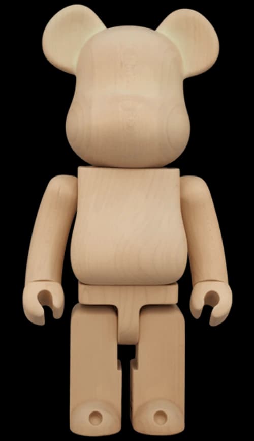Bearbrick Karimoku Glow In The Dark 400% Wood