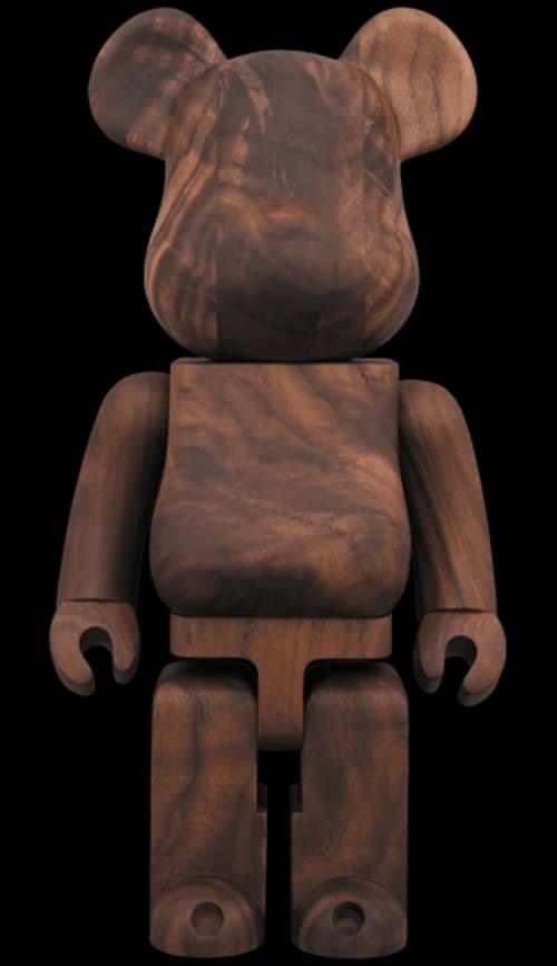 Bearbrick Karimoku Walnut 400% Wood