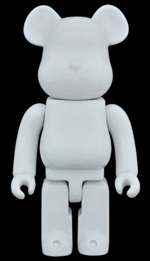 Bearbrick K.Olin Tribu 400% White