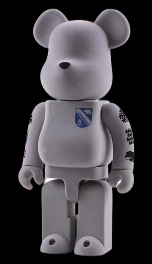 Bearbrick Loopwheeler 400% Grey