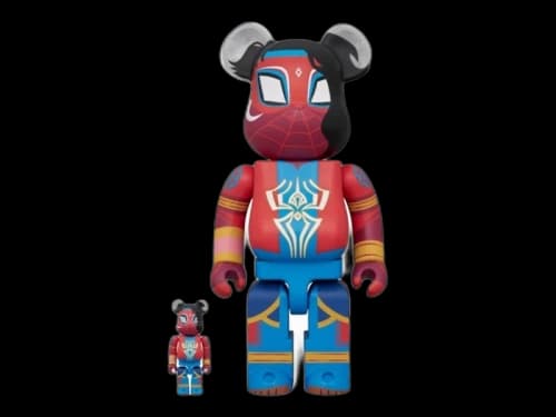 Bearbrick Marvel Spider-Man Across the Spiderverse India 100% & 400% Set