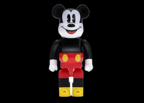 Bearbrick Mickey Mouse 400% Black