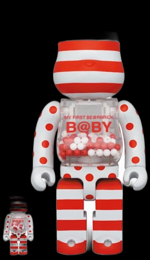 Bearbrick My First Baby 100% & 400% Set Red & Silver Chrome Ver.