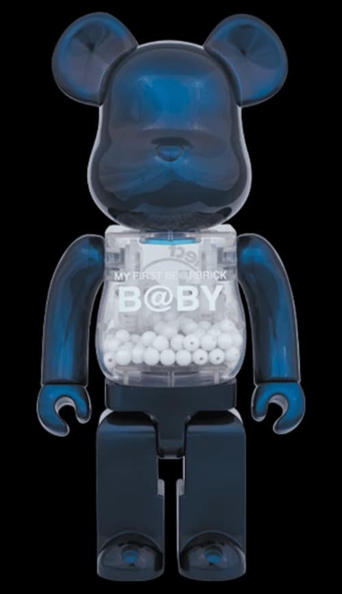 Bearbrick My First Baby 400% Pearl Navy