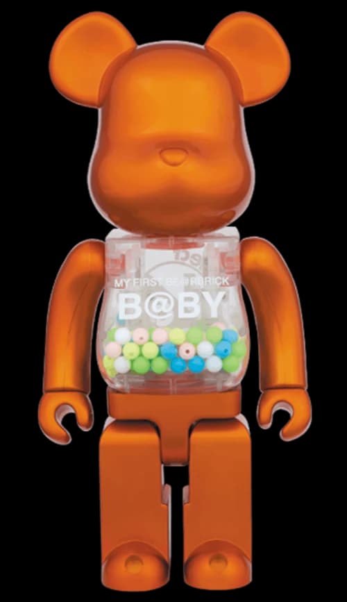 Bearbrick My First Baby 400% Pearl Orange