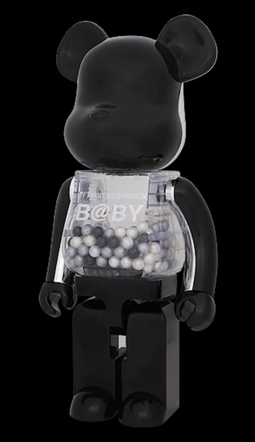 Bearbrick My First Baby Bearbrick 1000% Black/Silver