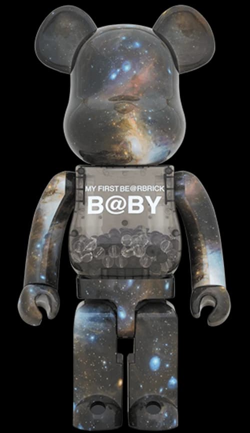 Bearbrick My First Bearbrick Baby Space Version 1000% Black