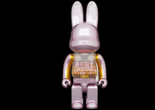 Bearbrick My First Rabbrick Baby 100% & 400% Set Pink Gold