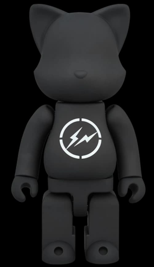 Bearbrick Nyabrick The Conveni x Fragment 400% Black