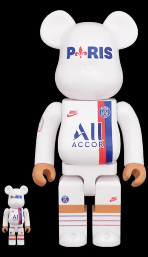 Bearbrick PARIS SAINT-GERMAIN 100% & 400% Set
